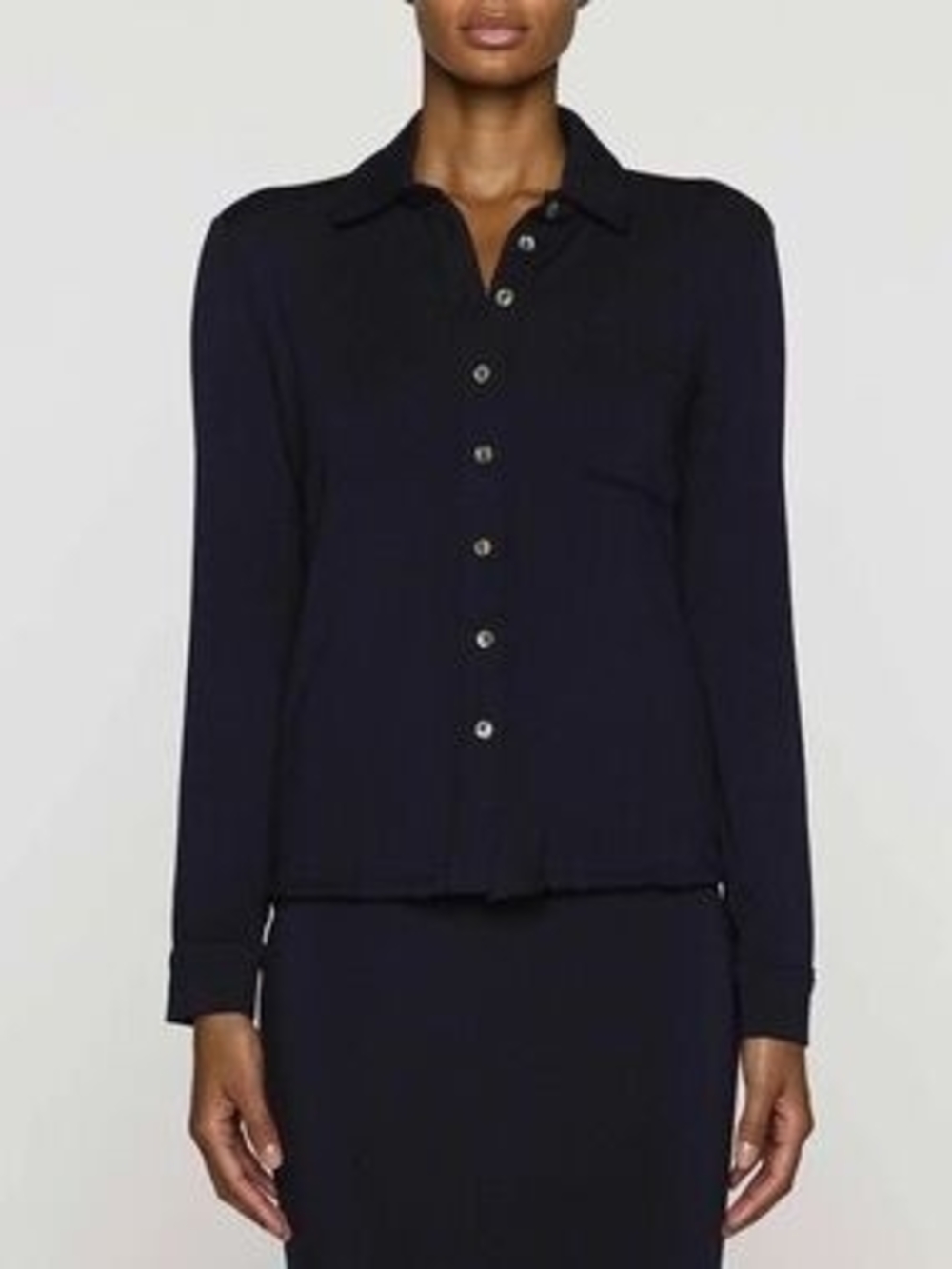 Bleusalt The Women's Button Up In Black Size 3 (L)